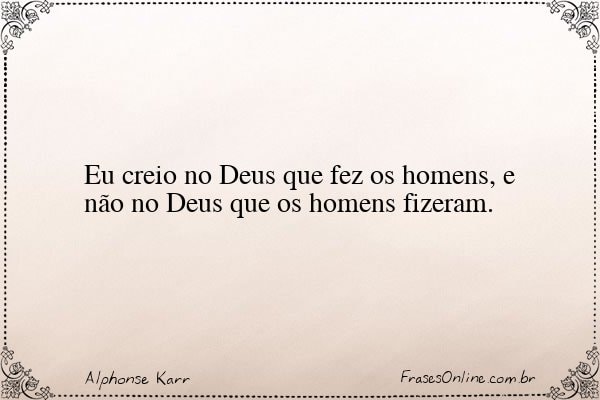 Frase de Alphonse Karr