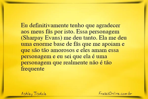 Frase de Ashley Tisdale