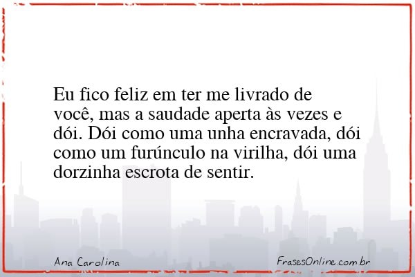 Frase de Ana Carolina