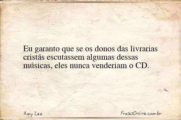 Frase de Amy Lee