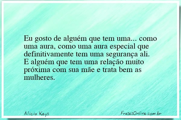 Frase de Alicia Keys