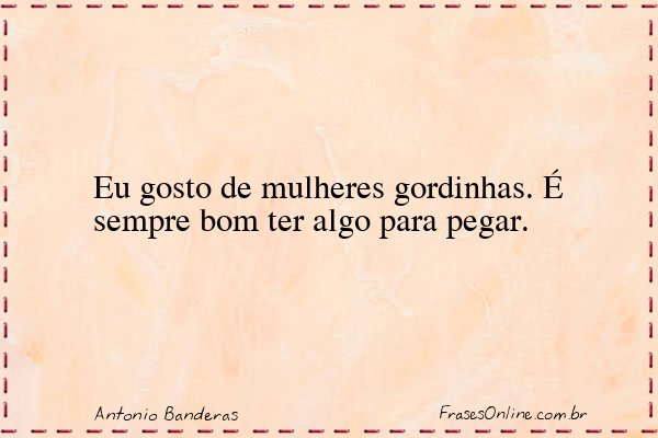 Frase de Antonio Banderas