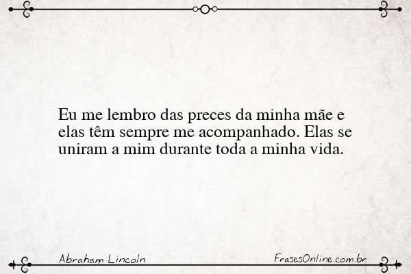 Frase de Abraham Lincoln