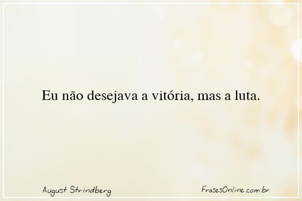 Frase de August Strindberg
