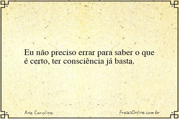 Frase de Ana Carolina