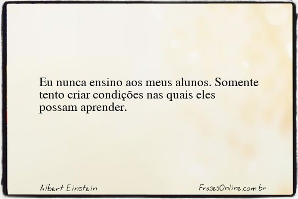 Frase de Albert Einstein