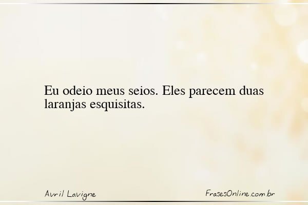 Frase de Avril Lavigne