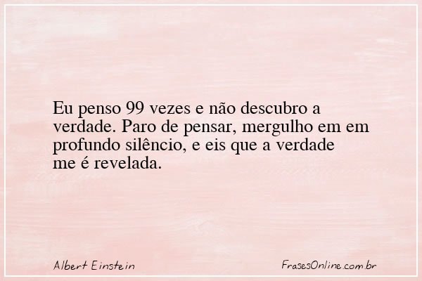 Frase de Albert Einstein
