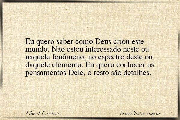 Frase de Albert Einstein