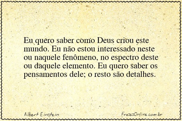Frase de Albert Einstein