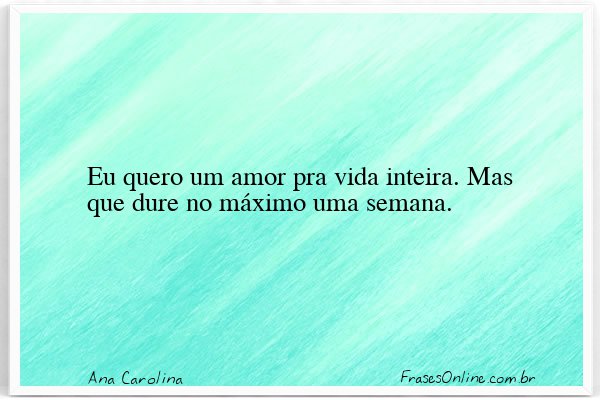 Frase de Ana Carolina