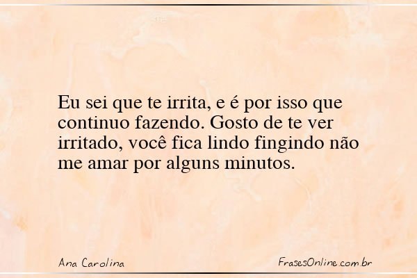 Frase de Ana Carolina