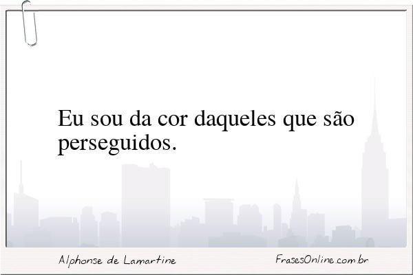 Frase de Alphonse de Lamartine