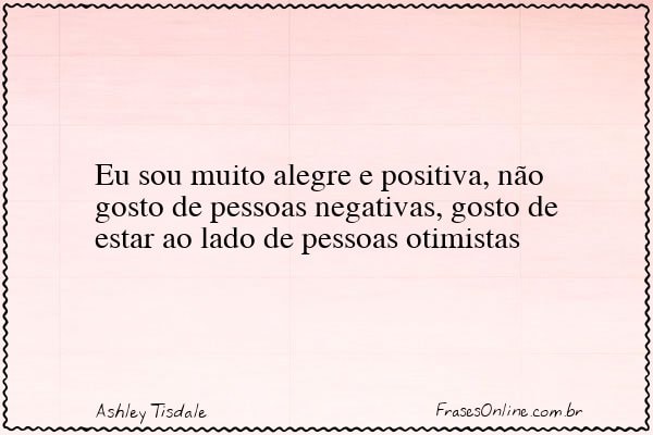 Frase de Ashley Tisdale
