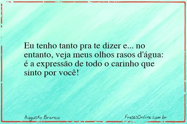 Frase de Augusto Branco