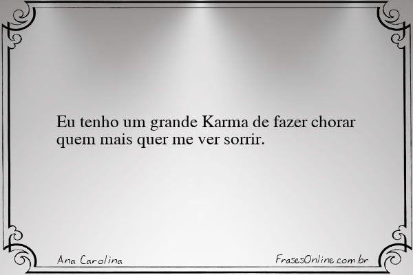 Frase de Ana Carolina