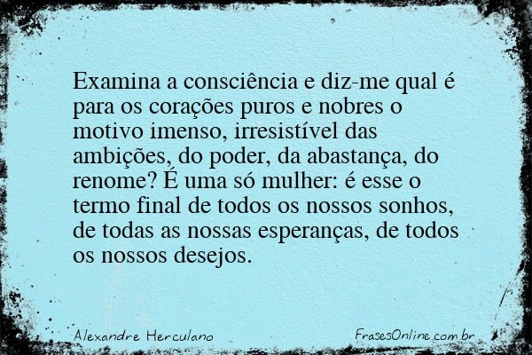 Frase de Alexandre Herculano