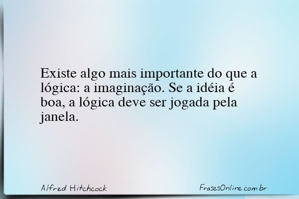 Frase de Alfred Hitchcock