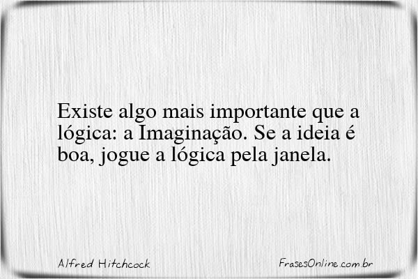 Frase de Alfred Hitchcock