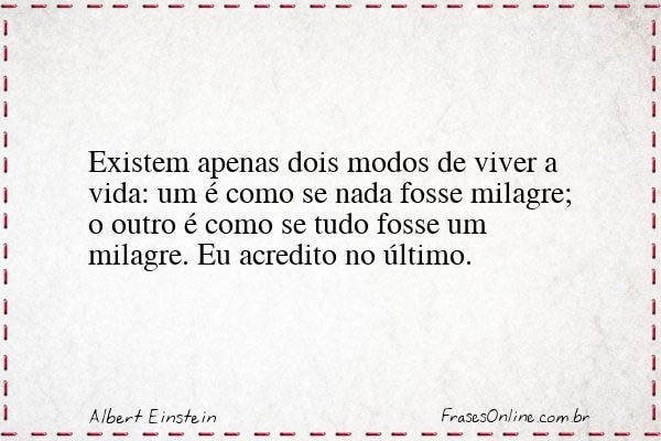 Frase de Albert Einstein