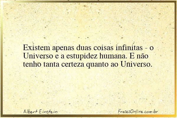 Frase de Albert Einstein
