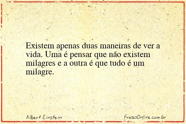 Frase de Albert Einstein