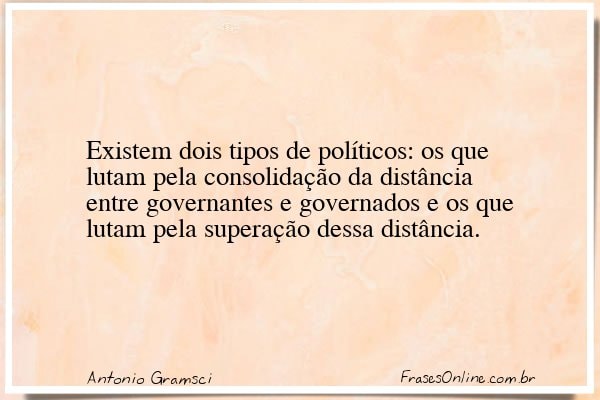 Frase de Antonio Gramsci