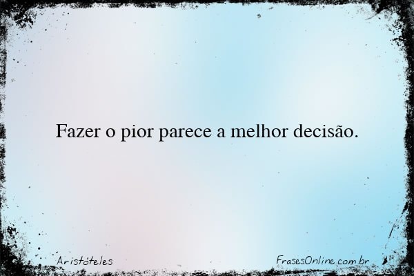 Frase de Aristóteles