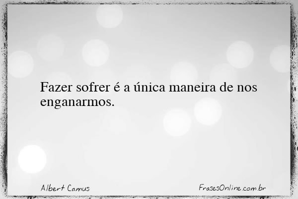 Frase de Albert Camus