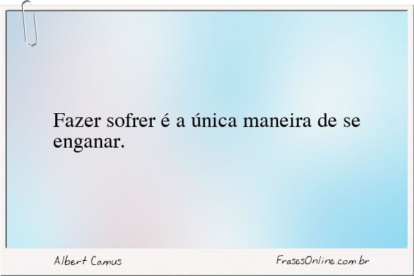 Frase de Albert Camus