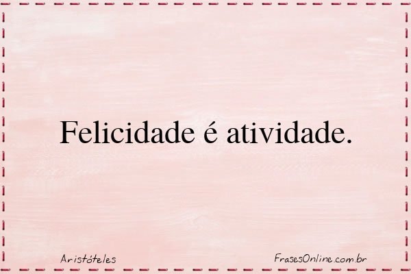 Frase de Aristóteles