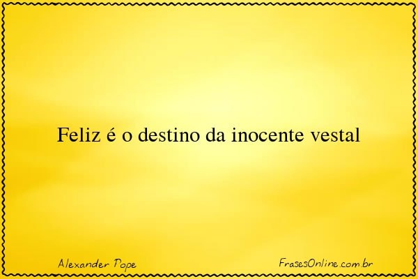 Frase de Alexander Pope