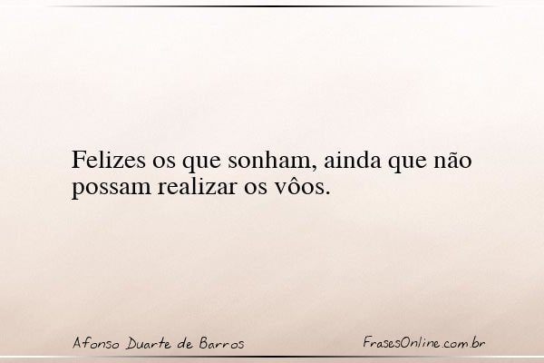 Frase de Afonso Duarte de Barros