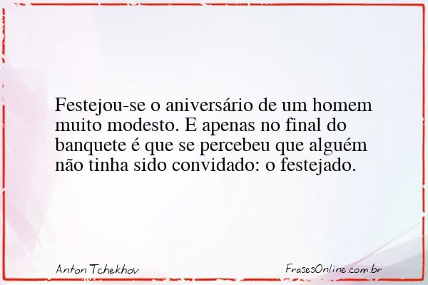 Frase de Anton Tchekhov