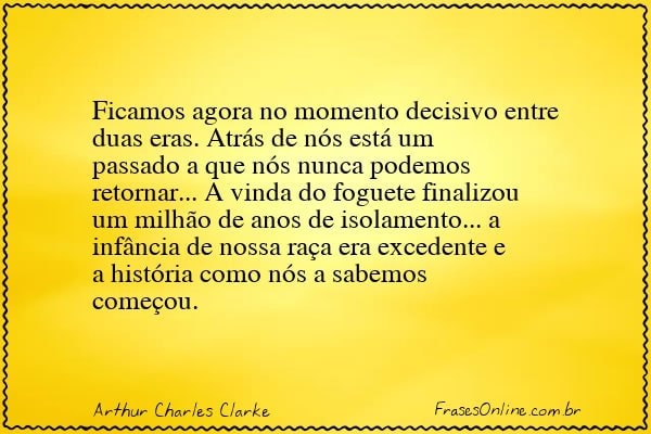 Frase de Arthur Charles Clarke