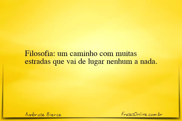 Frase de Ambrose Bierce