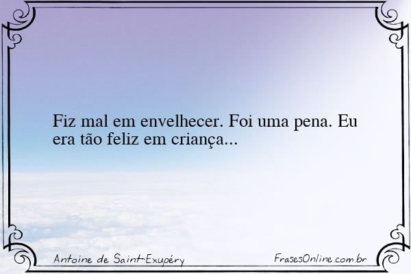 Frase de Antoine de Saint-Exupéry