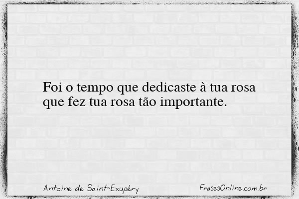 Frase de Antoine de Saint-Exupéry