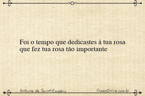 Frase de Antoine de Saint-Exupéry