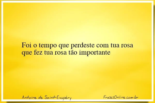 Frase de Antoine de Saint-Exupéry