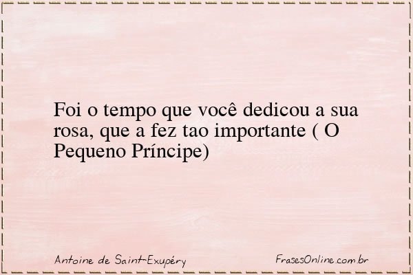 Frase de Antoine de Saint-Exupéry