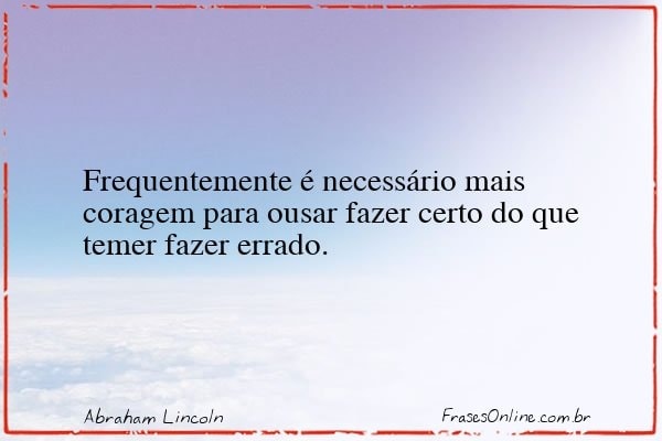 Frase de Abraham Lincoln