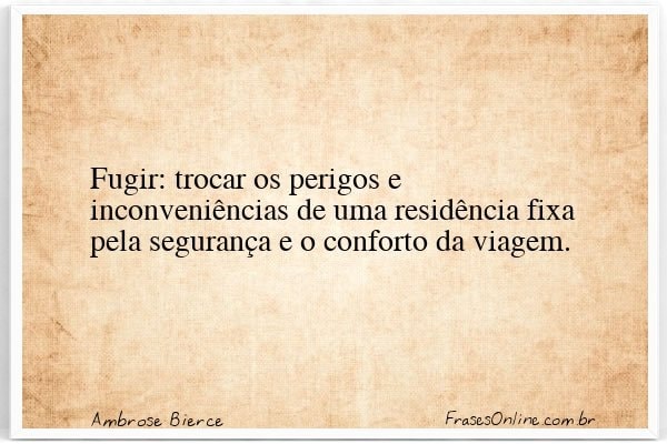 Frase de Ambrose Bierce