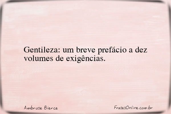 Frase de Ambrose Bierce