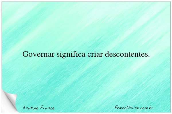 Frase de Anatole France