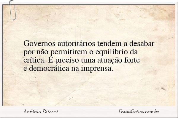 Frase de Antônio Palocci