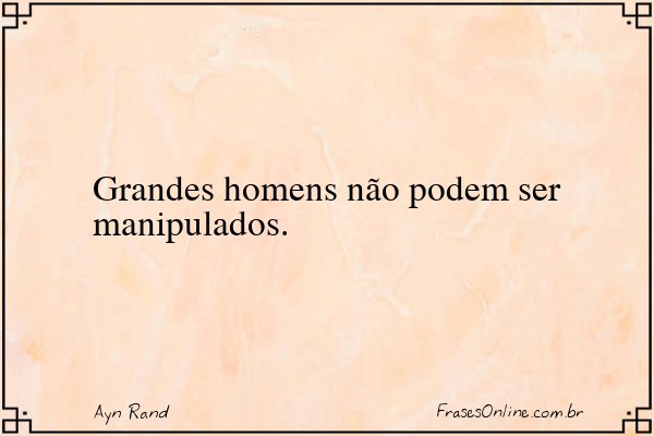 Frase de Ayn Rand