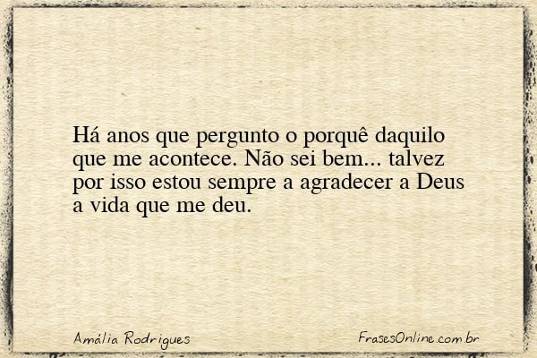 Frase de Amália Rodrigues