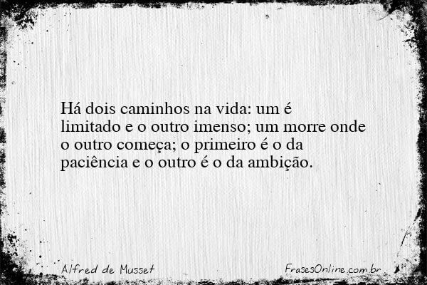 Frase de Alfred de Musset