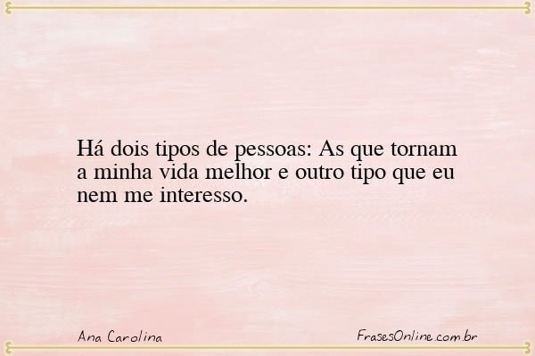 Frase de Ana Carolina